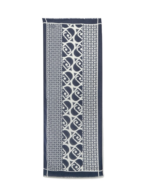 LOGO Stole with print denim - Scarves
