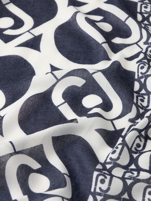 LOGO Stole with print denim - Scarves