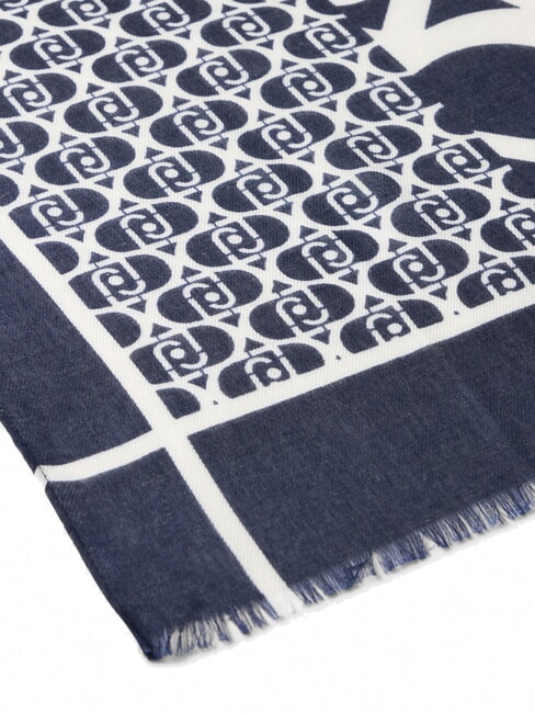 LOGO Stole with print denim - Scarves