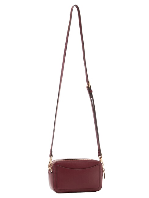 RIDHI Small 2-zip camera case bag red wine - Women’s Bags