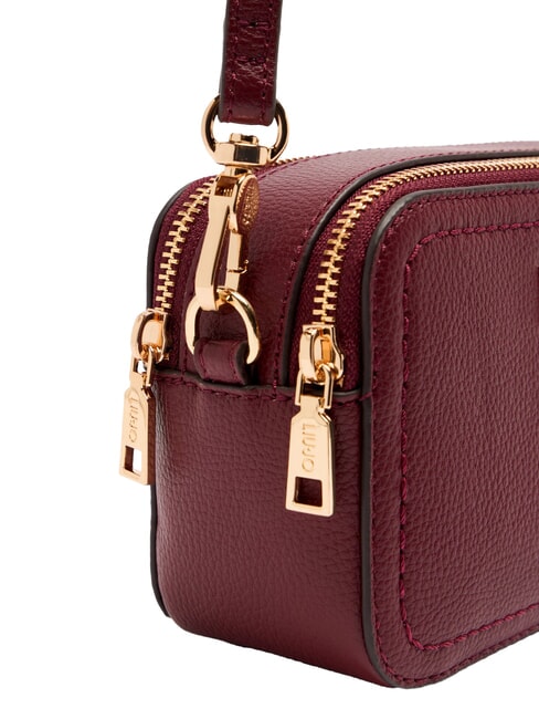 RIDHI Small 2-zip camera case bag red wine - Women’s Bags