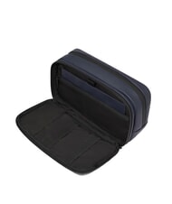 PIQUADRO CORNER SPECIALE GOMMATO Water-repellent beauty case blue - Beauty Case - 4