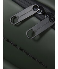 PIQUADRO CORNER SPECIALE GOMMATO  14" laptop backpack, expandable GREEN - Laptop backpacks - 5