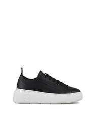 ARMANI EXCHANGE SUPER ACTION Leather sneakers with platform - Women’s shoes