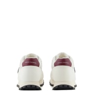 ARMANI EXCHANGE DROP MICROSUEDE Sneakers with contrasting logo off white+deep navy+pomenegrat - Men&rsquo;s shoes - 5