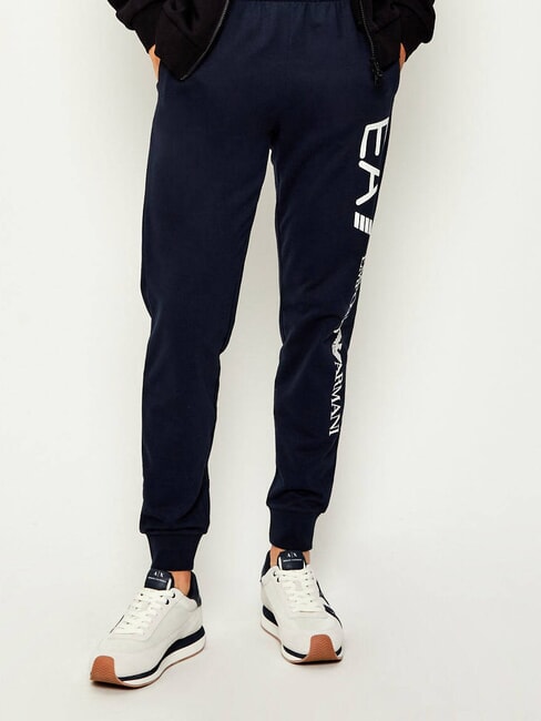 ROYALE SUEDE AIR MESH AX logo leather sneakers off white + navy - Men&rsquo;s shoes