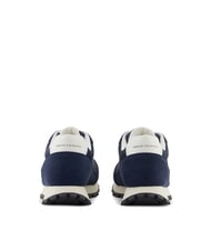 ARMANI EXCHANGE DROP MICROSUEDE Sneakers with contrasting logo navy+off-white - Men’s shoes - 5