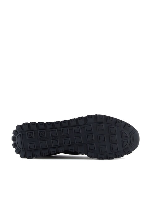 DROP MICROSUEDE Sneakers with side logo black/pale gold - Women’s shoes