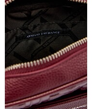 ARMANI EXCHANGE LIZ PEBBLE Camera bag with embossed logo groove - Women’s Bags - 8