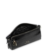 ARMANI EXCHANGE JANE CROCO Crocodile print shoulder bag black - Women&rsquo;s Bags - 4