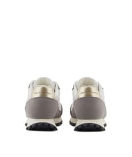 ARMANI EXCHANGE DROP MICROSUEDE Sneakers with side logo brown bass + off-white - Women&rsquo;s shoes - 5