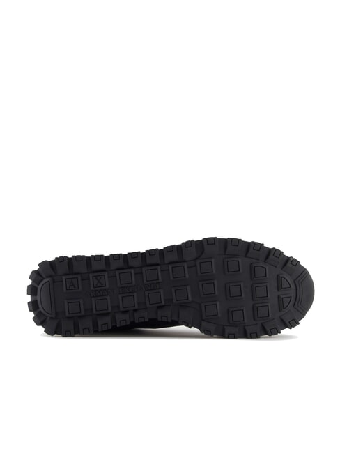 DROP MICROSUEDE Sneakers with contrasting logo navy+off-white - Men&rsquo;s shoes