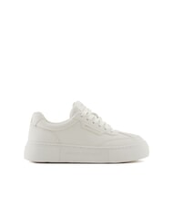 ARMANI EXCHANGE KURT MINI-TUMBLED Sneakers with high soles off-white - Women’s shoes - 2