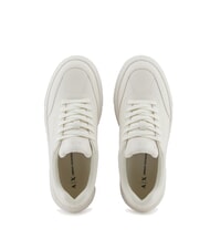 ARMANI EXCHANGE KURT MINI-TUMBLED Sneakers with high soles off-white - Women’s shoes - 3