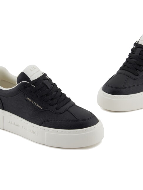 KURT MINI-TUMBLED Sneakers with high soles black - Women’s shoes