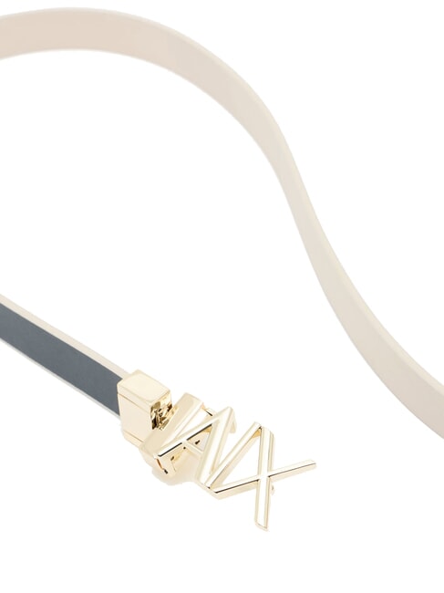 CINTURA Reversible leather belt valley / chill steel - Belts