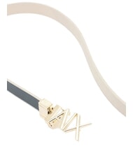 ARMANI EXCHANGE CINTURA Reversible leather belt valley / chill steel - Belts - 2