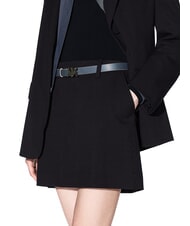 ARMANI EXCHANGE CINTURA Reversible leather belt valley / chill steel - Belts - 4