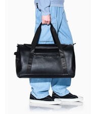 ARMANI EXCHANGE CEDRIC Large duffel bag with shoulder strap black/black - Duffle bags - 6