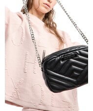 ARMANI EXCHANGE VICTORIA Quilted camera case bag Black - Women’s Bags - 5