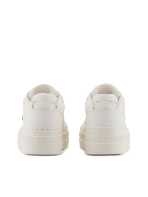 JANE Platform sneakers off white + pale gold - Women’s shoes