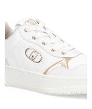LIUJO ME 03 Leather sneakers with logo white - Women’s shoes - 5