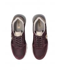 LIUJO AMAZING 25 Suede and mesh sneakers crimson/light gold - Women&rsquo;s shoes - 4