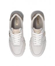 LIUJO AMAZING 25 Suede and mesh sneakers off white/light gold - Women&rsquo;s shoes - 4