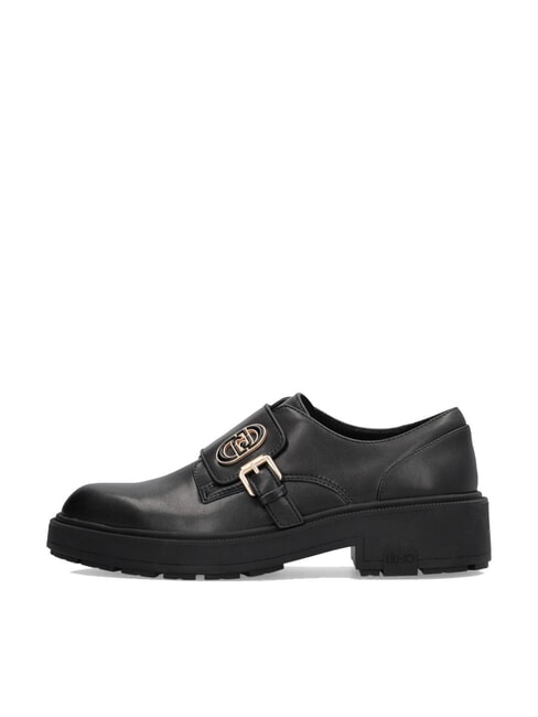 LONDON 01 Leather shoes with buckle black - Women&rsquo;s shoes