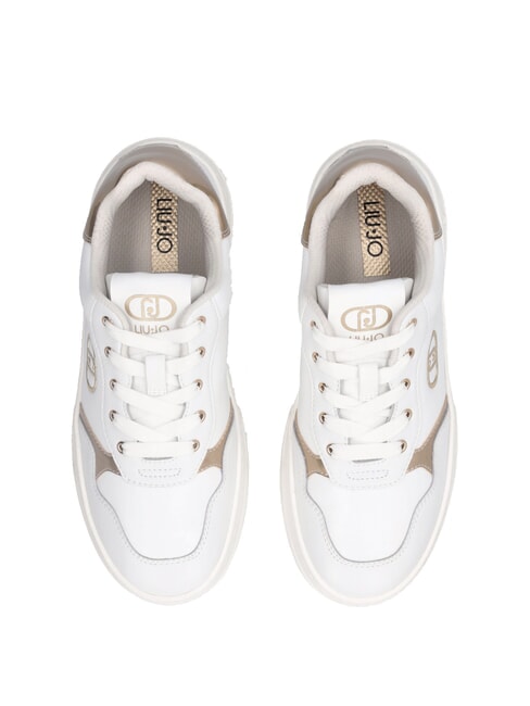 ME 03 Leather sneakers with logo white - Women’s shoes