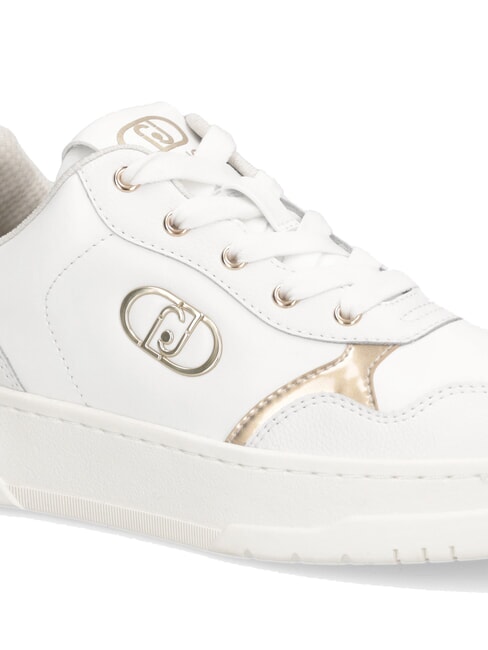 ME 03 Leather sneakers with logo white - Women’s shoes