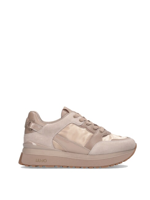 MAXI WONDER 91 Platform sneakers with patent leather inserts neutral - Women&rsquo;s shoes