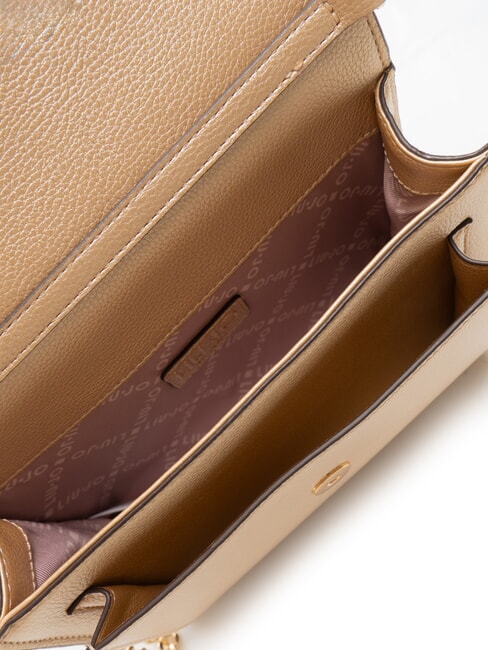 CALIWEN Small shoulder bag with flap Light / Gold - Women&rsquo;s Bags