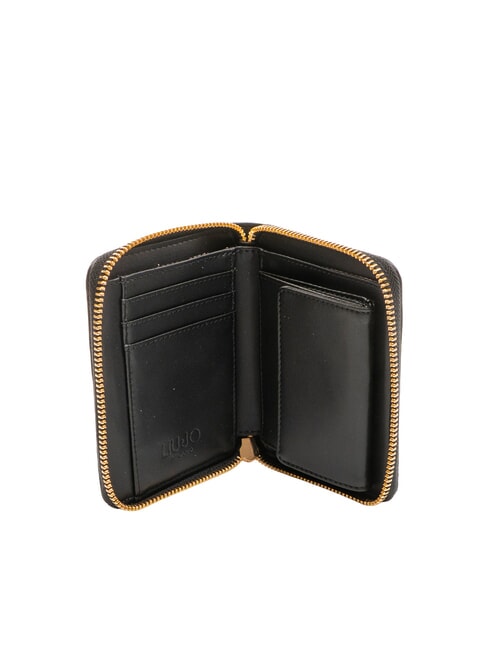 CALIWEN Medium zip-around wallet BLACK - Women’s Wallets