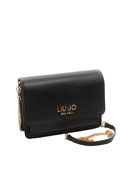 CALIWEN Small shoulder bag with flap BLACK - Women’s Bags