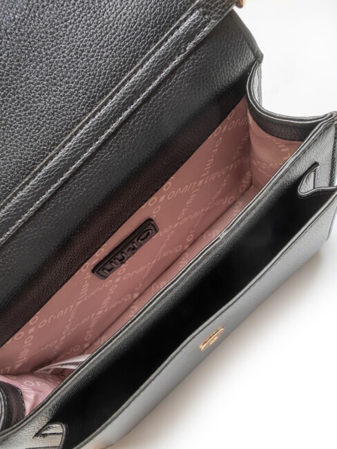 CALIWEN Small shoulder bag with flap BLACK - Women’s Bags