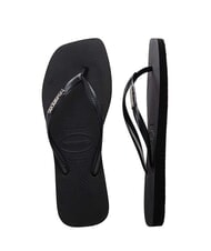 HAVAIANAS SQUARE LOGO Flip flops black/silver - Women&rsquo;s shoes - 3