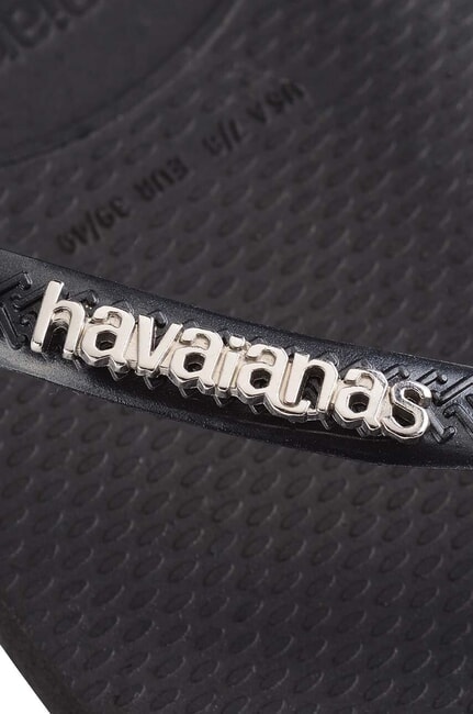 SQUARE LOGO Flip flops black/silver - Women&rsquo;s shoes