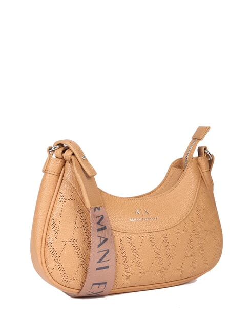 WAVE Medium perforated shoulder bag camel pink - Women&rsquo;s Bags