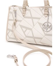 ARMANI EXCHANGE GYNGER Handbag with shoulder strap white/valley - Women&rsquo;s Bags - 3