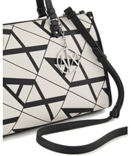 ARMANI EXCHANGE GYNGER Handbag with shoulder strap white/black - Women’s Bags - 3