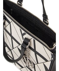 ARMANI EXCHANGE GYNGER Handbag with shoulder strap white/black - Women’s Bags - 5