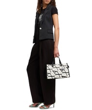 ARMANI EXCHANGE GYNGER Handbag with shoulder strap white/black - Women’s Bags - 6