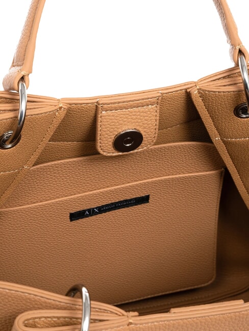 WAVE Large perforated handbag camel pink - Women&rsquo;s Bags