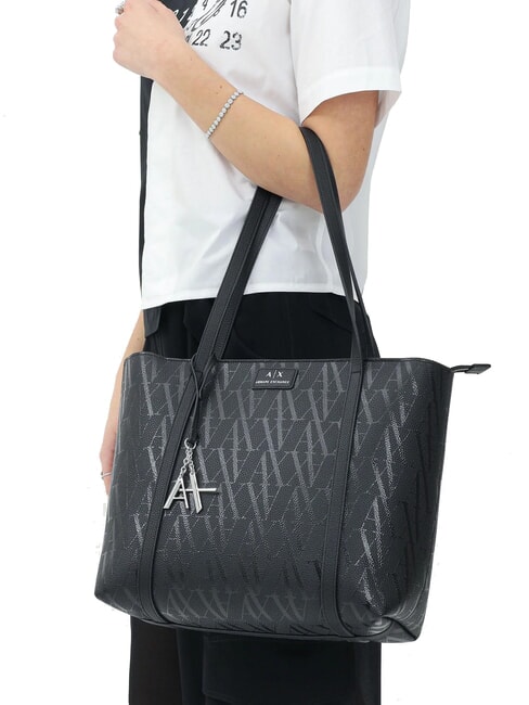 SILVYE MONOGRAM Shoulder shopping bag black/black - Women’s Bags