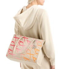 ARMANI EXCHANGE GYNGER DEGRADE Shoulder shopping bag valley/degrade - Women’s Bags - 6