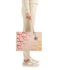 ARMANI EXCHANGE GYNGER DEGRADE Shoulder shopping bag valley/degrade - Women’s Bags - 7