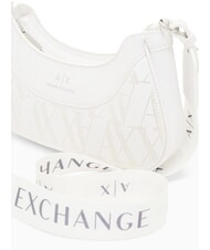 ARMANI EXCHANGE WAVE Medium perforated shoulder bag brilliant white - Women&rsquo;s Bags - 3