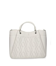 ARMANI EXCHANGE WAVE Large perforated handbag brilliant white - Women&rsquo;s Bags - 3