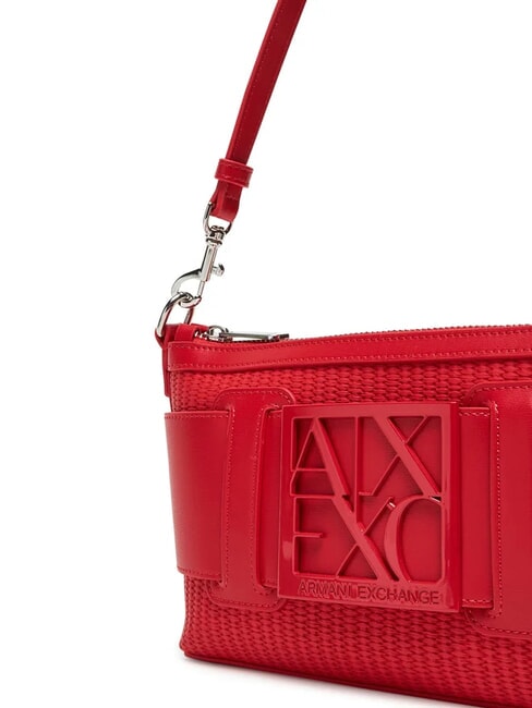SUSIE STRAW Shoulder bag with logo red - Women’s Bags